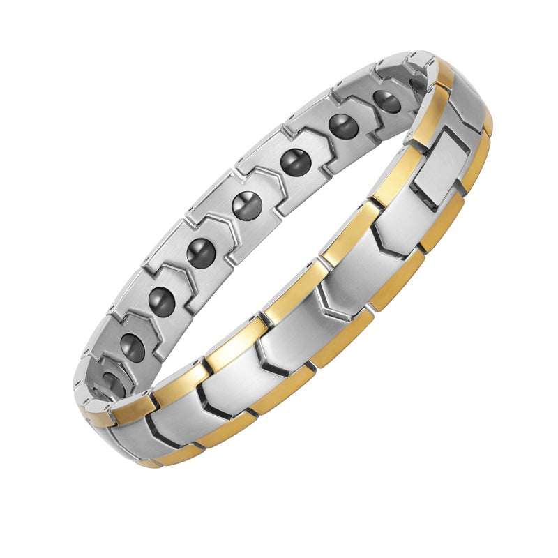 Stainless Steel Jewelry Bracelet Health Energy Magnetic Therapy – view 5