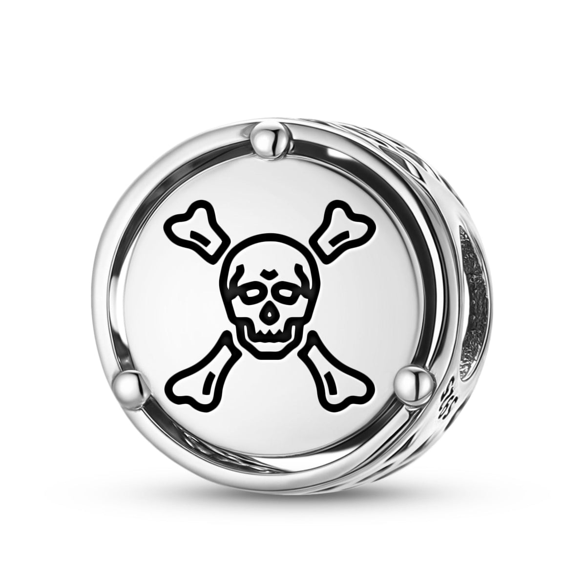 Jolly Roger pirate flag Richard Worley inspired charm