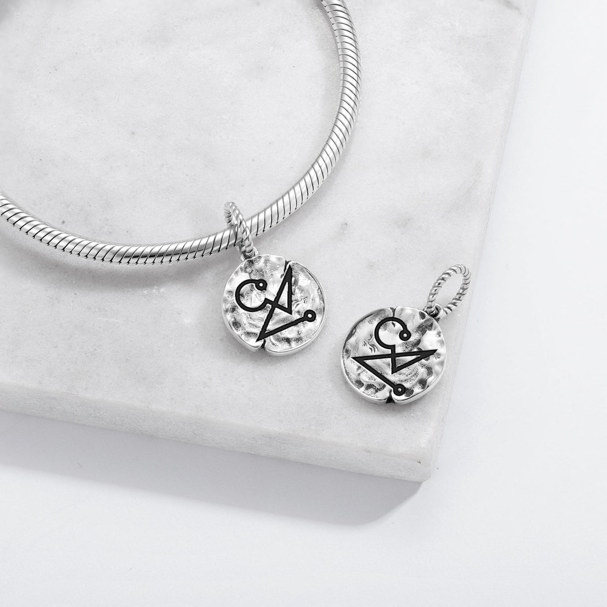 Modern Omael angel-seal charm inspired by the later 72-name esoteric tradition