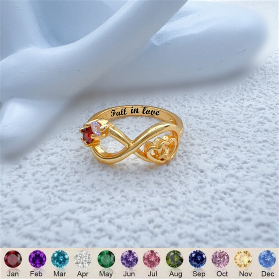 Infinite Pairs Of Love Birthday Rings – view 4