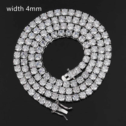 Hip Hop Necklace Men Tennis Chain Zircon Necklace – view 5