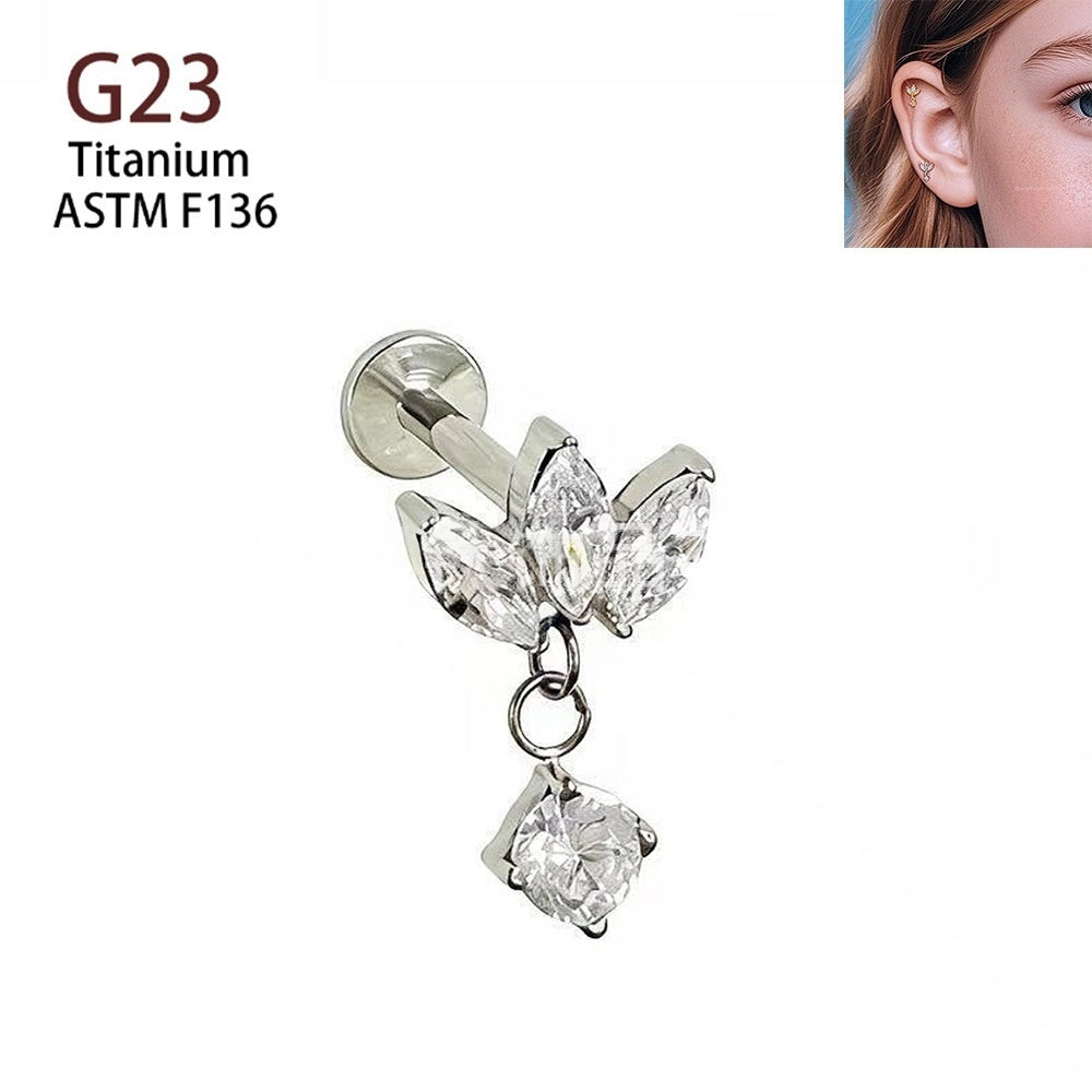 Ear Bone Stud Body Piercing Jewelry Accessory – view 2