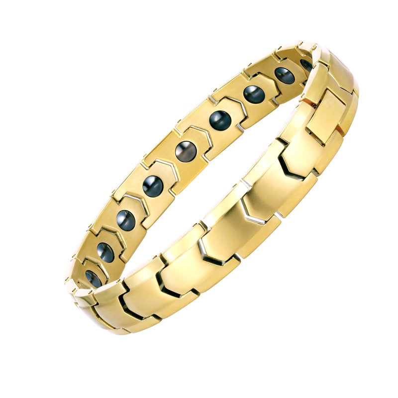 Stainless Steel Jewelry Bracelet Health Energy Magnetic Therapy – view 4