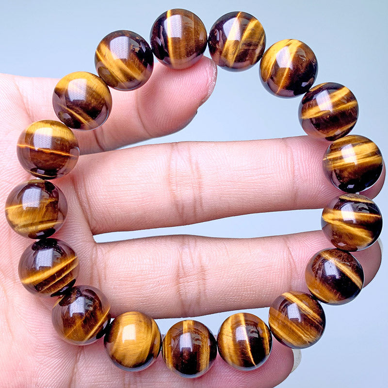 Natural Yellow Tigers Eye Bracelet – view 2