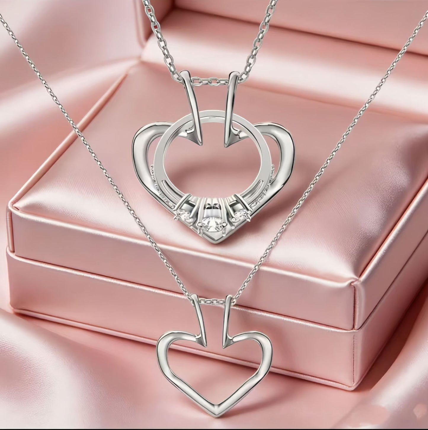 Colorfast Heart-shaped Necklace For Women – view 4