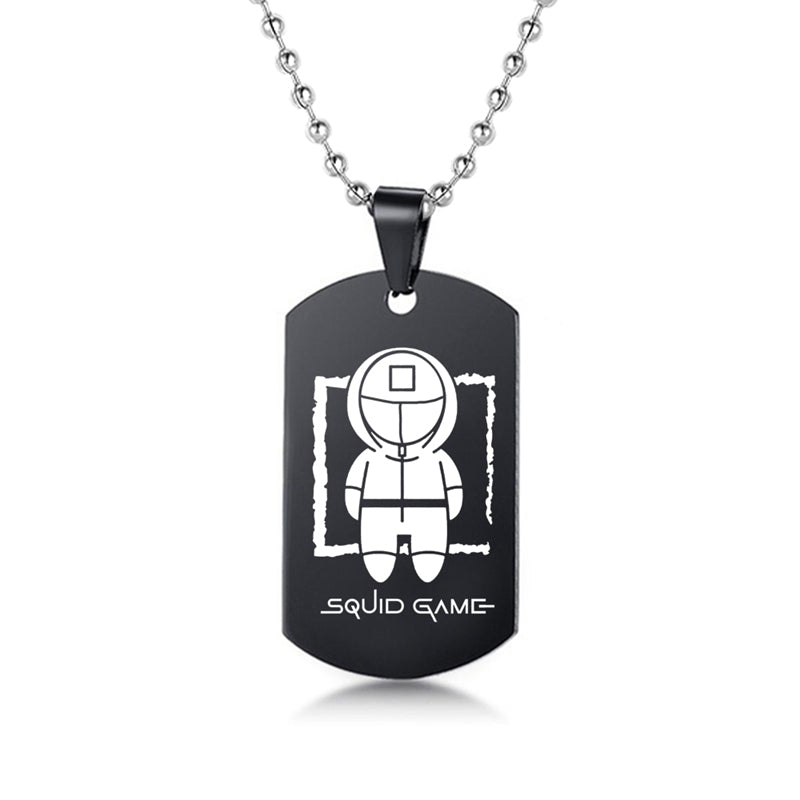 Squid Game Symbol Dog Tag Necklace – view 8