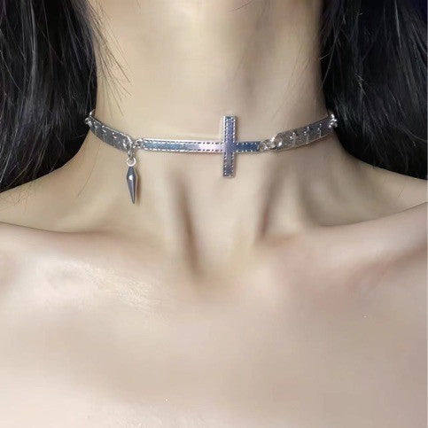 Womens Summer Silver Necklace Clavicle Chain – view 4