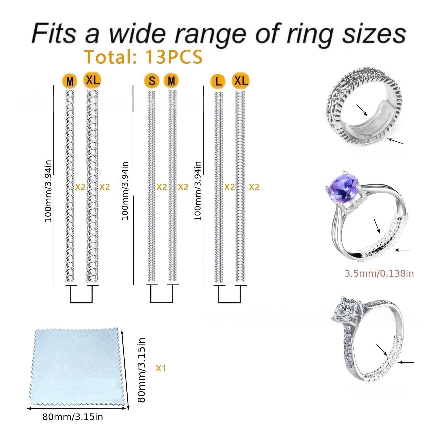 Includes Spring-wound Wire For Four Models Of Invisible Rings – view 2