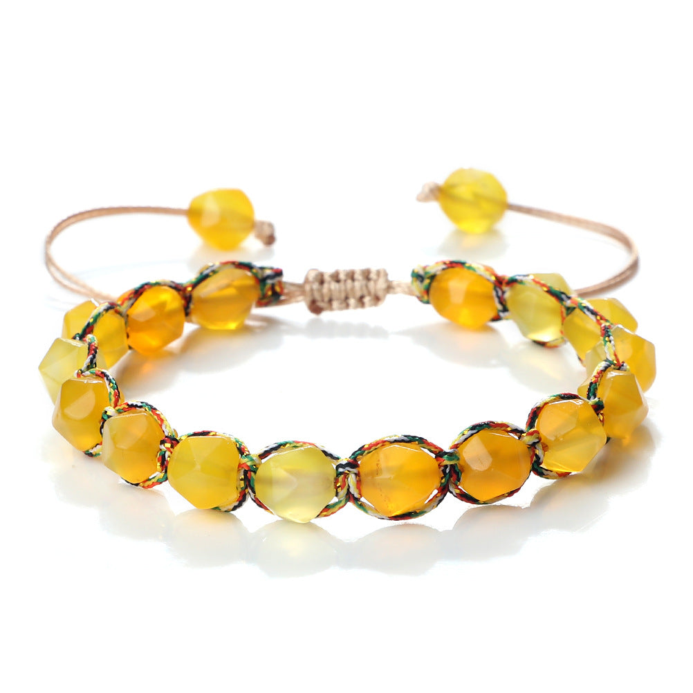 Creative Spaced Diamond-Cut Braided Bracelet For Women High-End – view 8