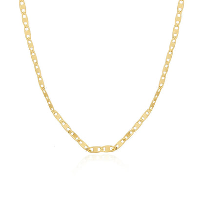 Gold-Plated Geometric Pendant Necklace – Copper