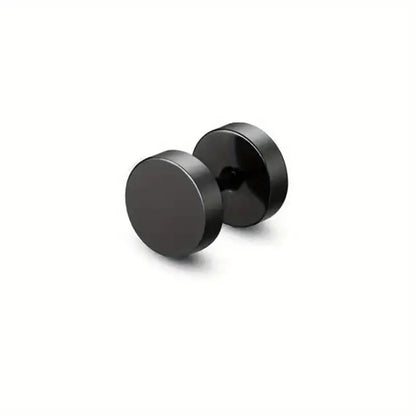 Barbell Stud Earrings – Stainless Steel