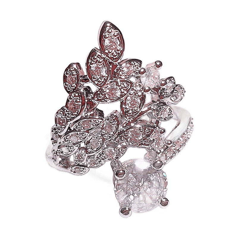 Gold-Plated Sculptural Ring – Stainless Steel