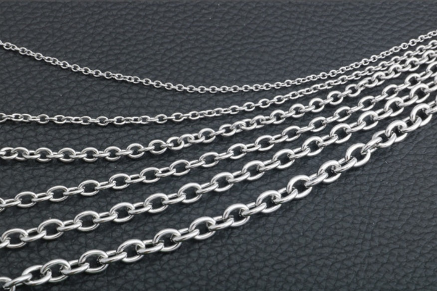 Men Stainless Steel Rope Snake Box Cuban Link Chain – view 2