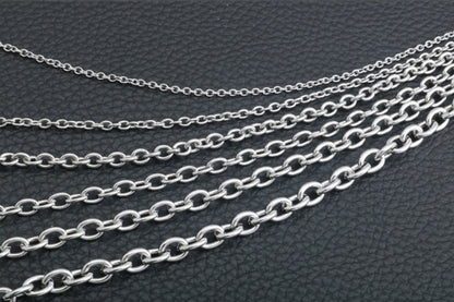 Men Stainless Steel Rope Snake Box Cuban Link Chain – view 2
