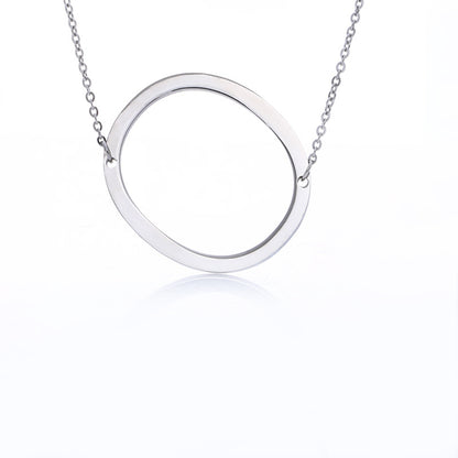 Fabulous Rose Gold Plated Stainless Steel Initial Letter Pendant Necklace – view 71