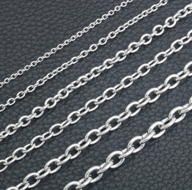 Men Stainless Steel Rope Snake Box Cuban Link Chain – view 3
