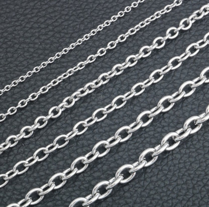 Men Stainless Steel Rope Snake Box Cuban Link Chain – view 3