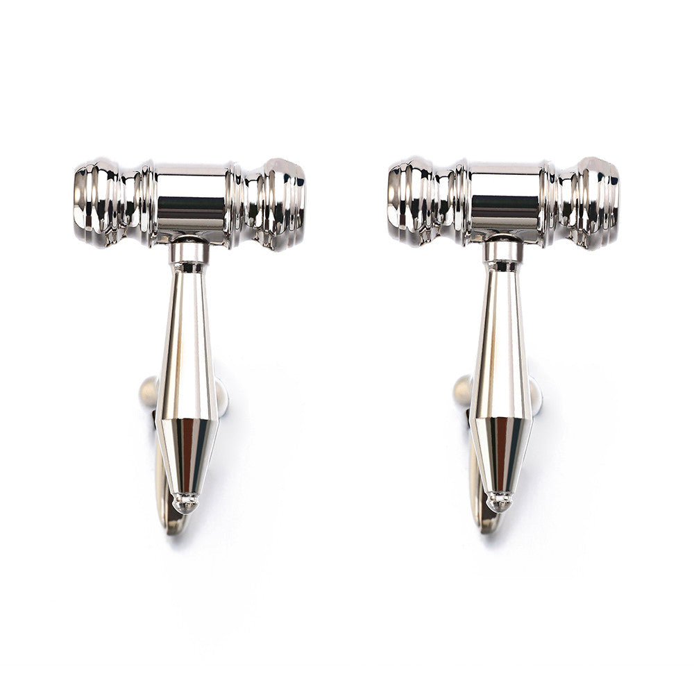 Men's Hammer Shirt Cufflinks – Stainless Steel – view 5
