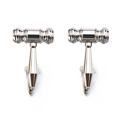 Men's Hammer Shirt Cufflinks – Stainless Steel – view 5
