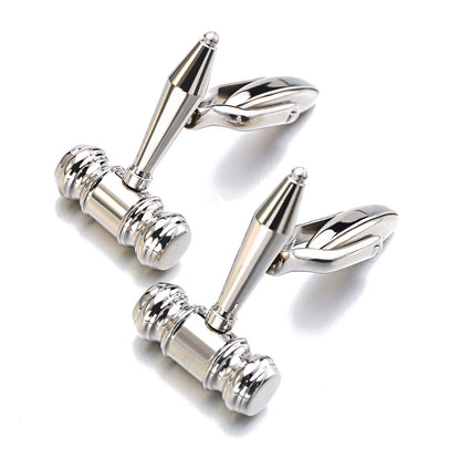 Men's Hammer Shirt Cufflinks – Stainless Steel – view 4