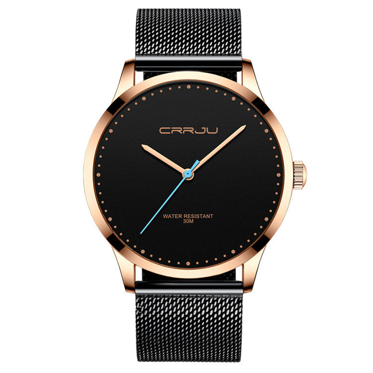 Stainless Steel Mesh Belt Fashion Watch Men – view 4