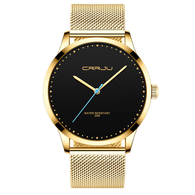 Stainless Steel Mesh Belt Fashion Watch Men – view 2