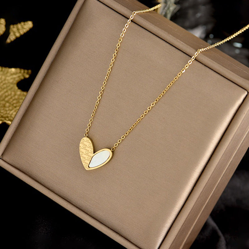 Electroplated 18K Gold Titanium Steel Necklace – view 3