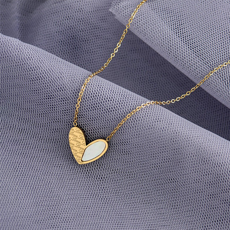 Electroplated 18K Gold Titanium Steel Necklace – view 4