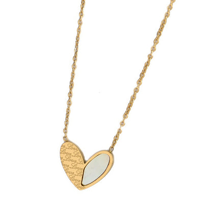 Electroplated 18K Gold Titanium Steel Necklace
