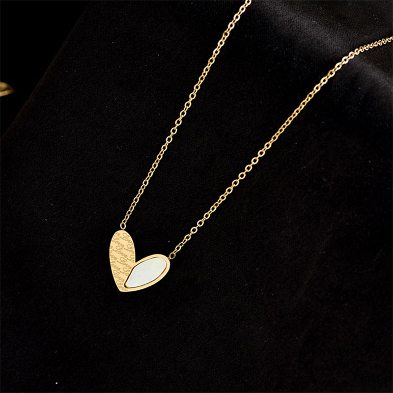 Electroplated 18K Gold Titanium Steel Necklace – view 2