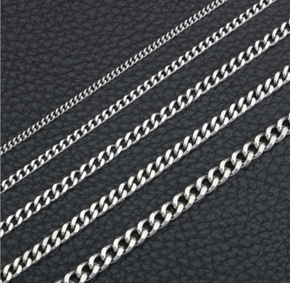 Men Stainless Steel Rope Snake Box Cuban Link Chain – view 14