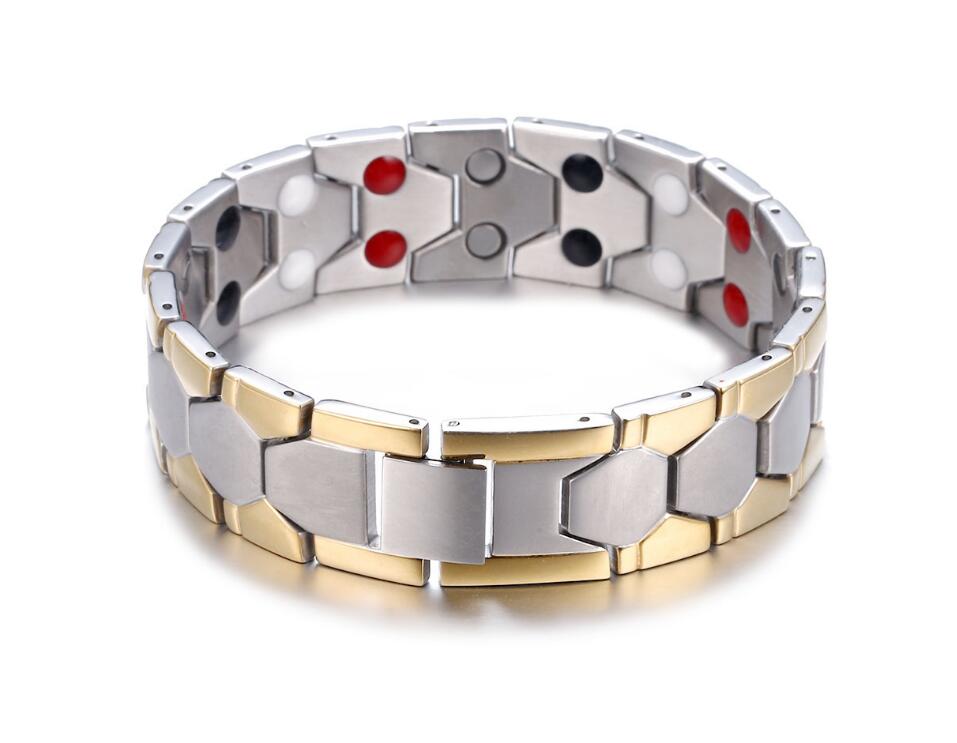 4-in-1 Magnetic Titanium Energy Bracelet For Men – view 12