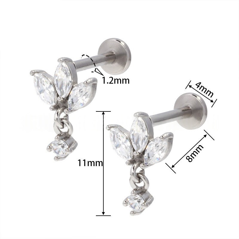 Ear Bone Stud Body Piercing Jewelry Accessory – view 3