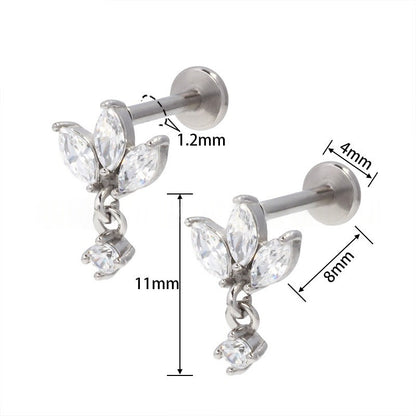 Ear Bone Stud Body Piercing Jewelry Accessory – view 3