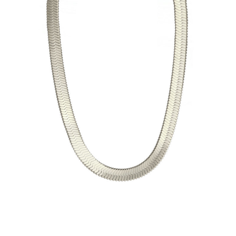 Stainless Steel Snake Chain Necklace – view 6