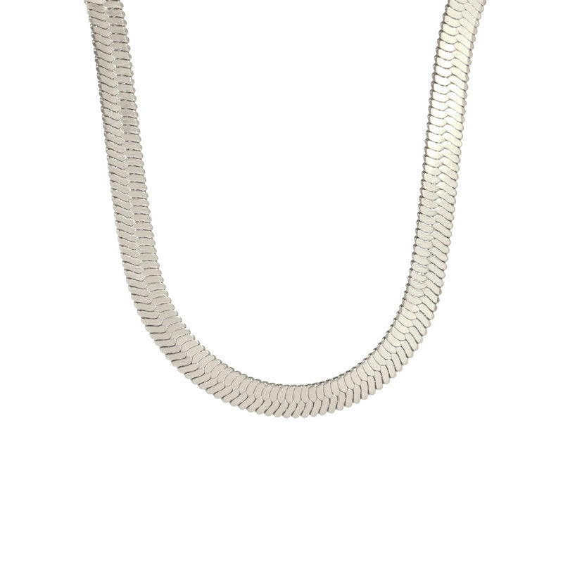 Stainless Steel Snake Chain Necklace – view 8