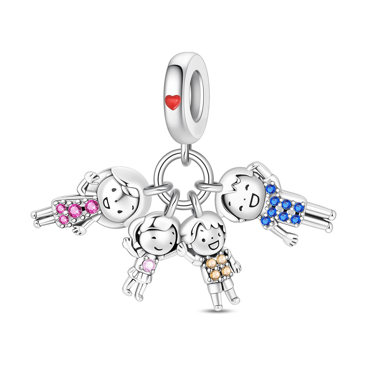 Tree Of Life DIY Beaded Bracelet Charm – Silver-Plated Copper – view 13