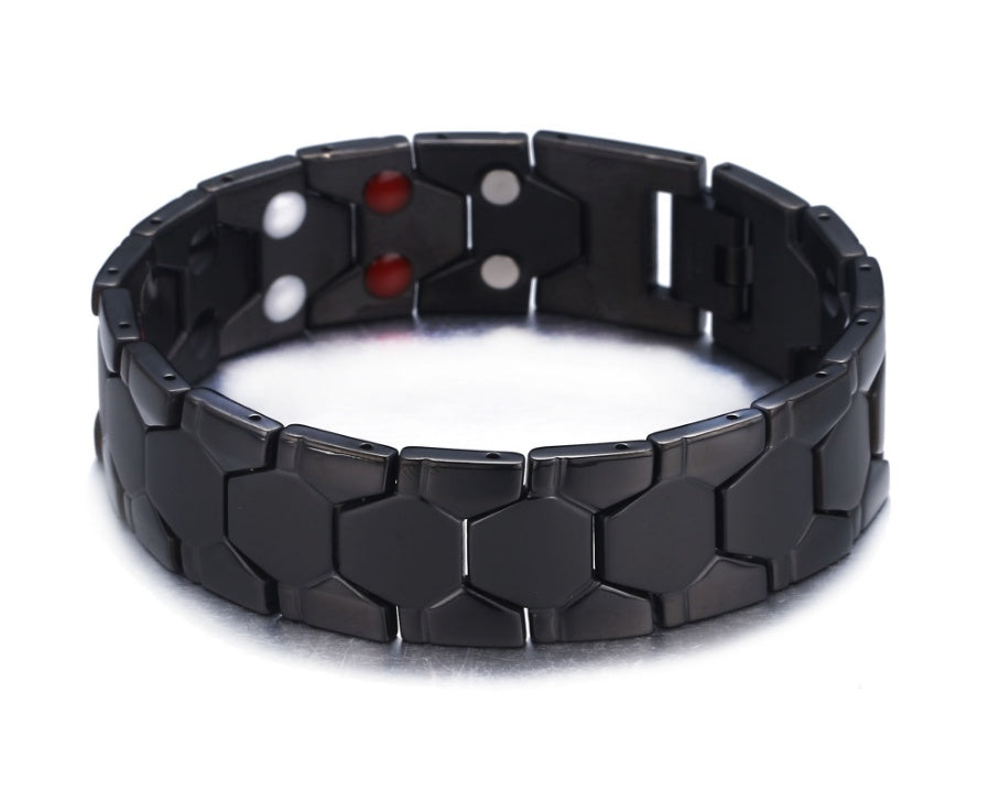 4-in-1 Magnetic Titanium Energy Bracelet For Men – view 5