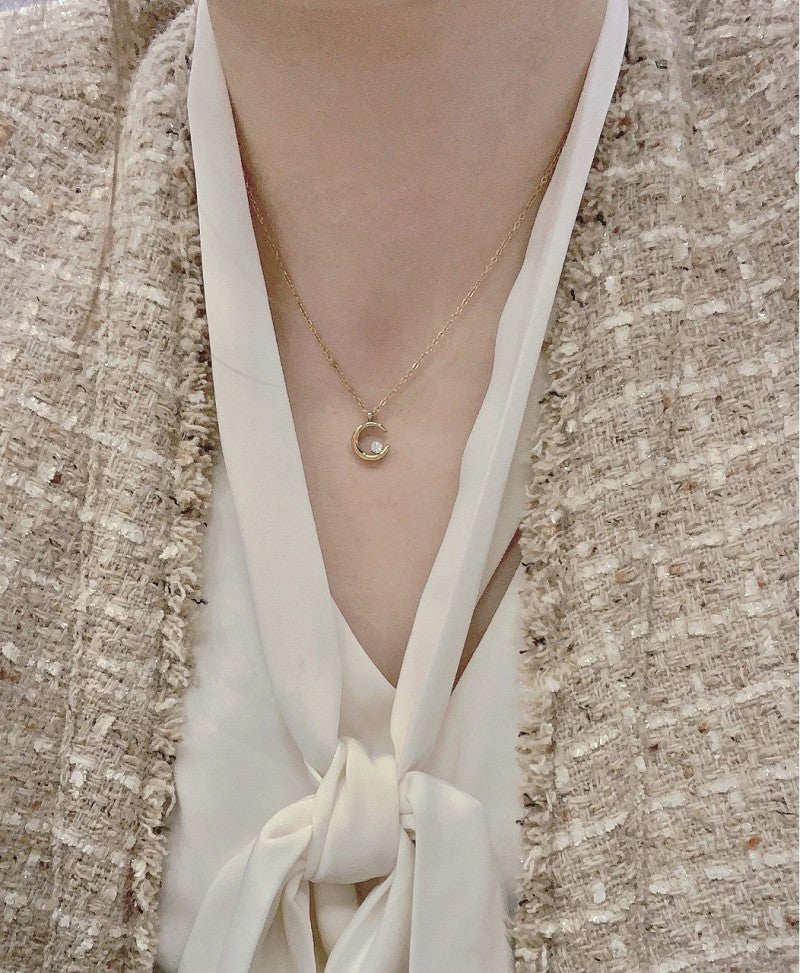 Simple Titanium Steel 18K Gold Plating Non-fading Necklace – view 10