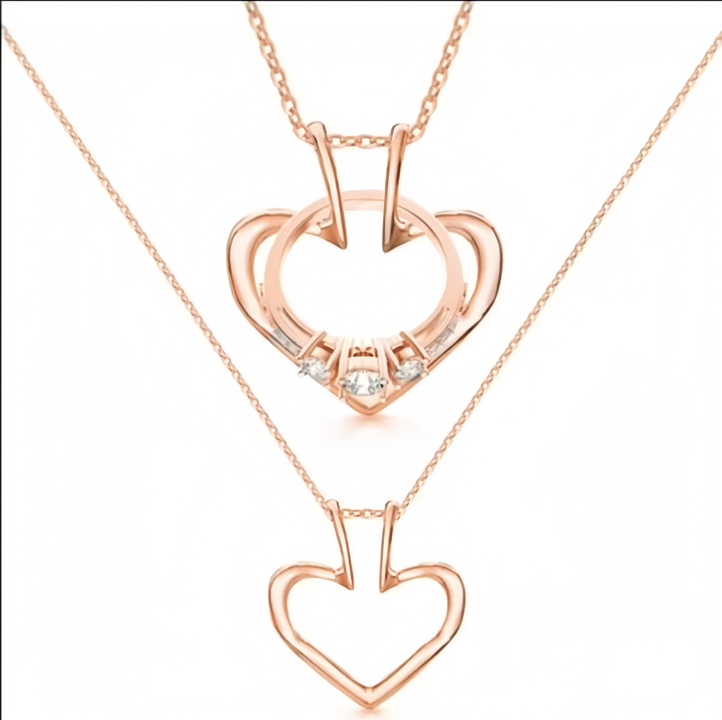 Colorfast Heart-shaped Necklace For Women – view 5