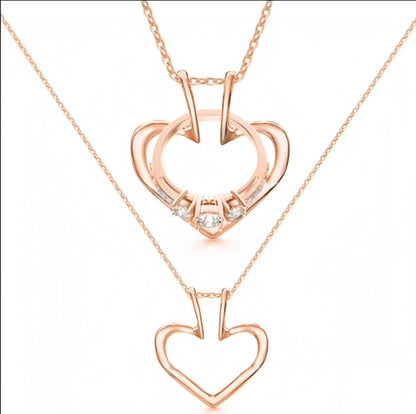 Colorfast Heart-shaped Necklace – view 5