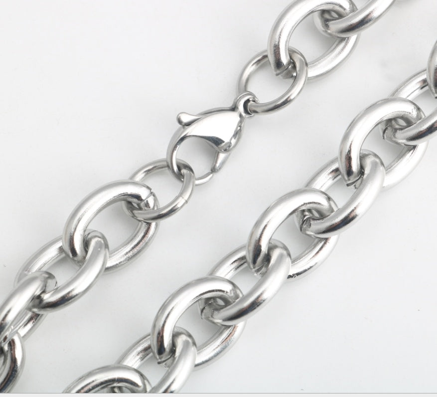 Men Stainless Steel Rope Snake Box Cuban Link Chain – view 5