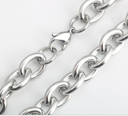 Men Stainless Steel Rope Snake Box Cuban Link Chain – view 5