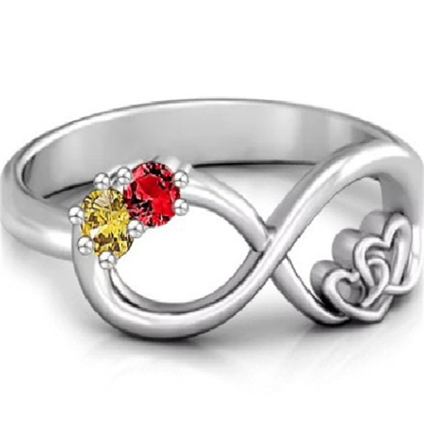 Infinite Pairs Of Love Birthday Rings – view 2