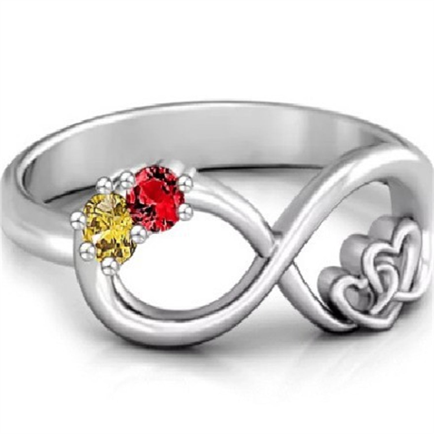 Infinite Pairs Of Love Birthday Rings – view 2