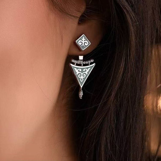 Kazakh-inspired Classic Elegant Earrings