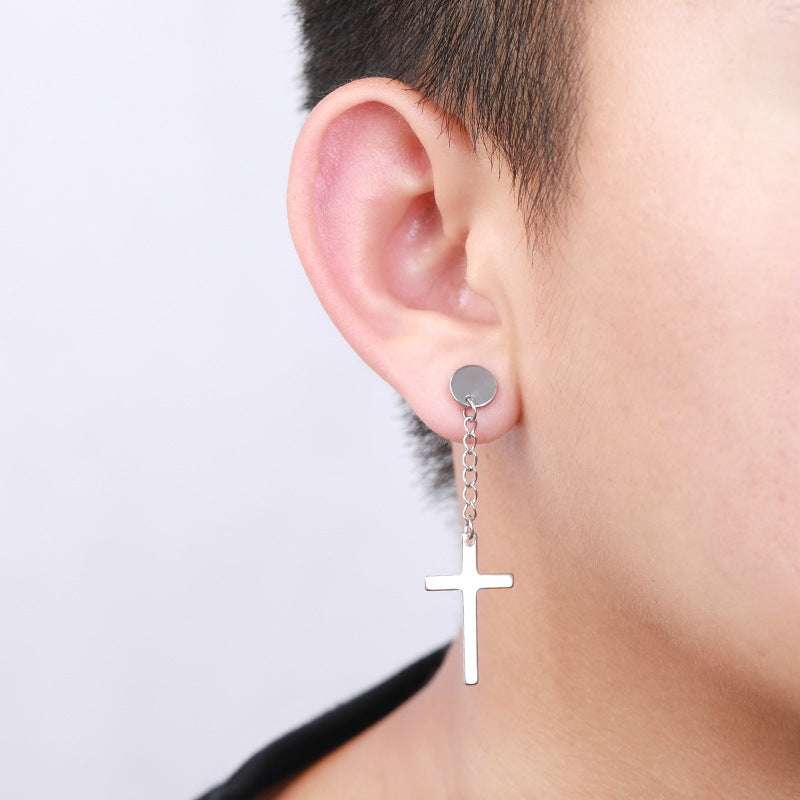 Stud Earrings Stainless Steel Hipster Earrings – view 2
