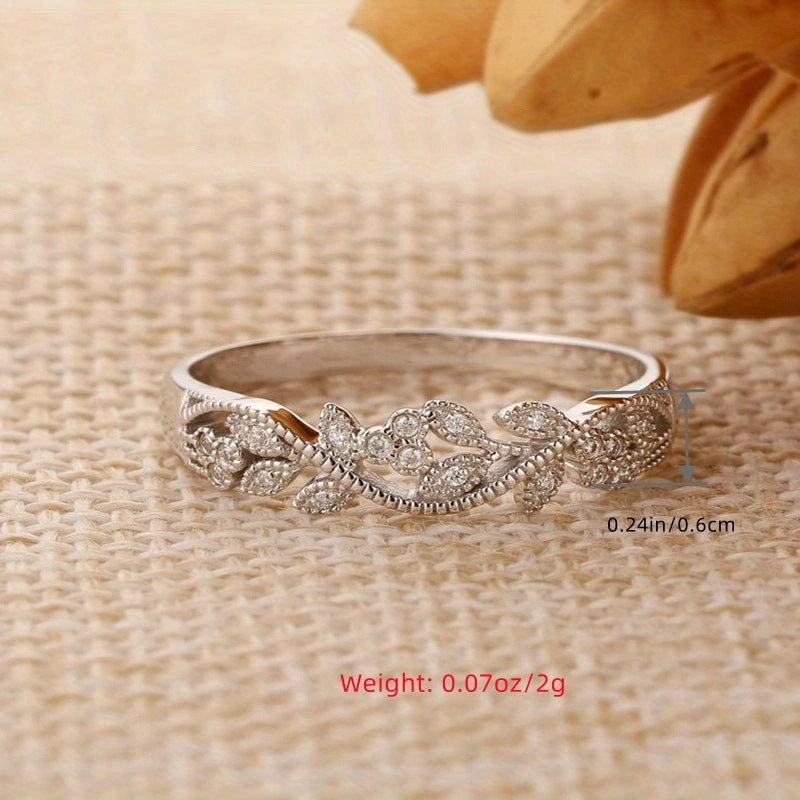 European And American Fashion Flower Hand Jewelry Couple Rings – view 4