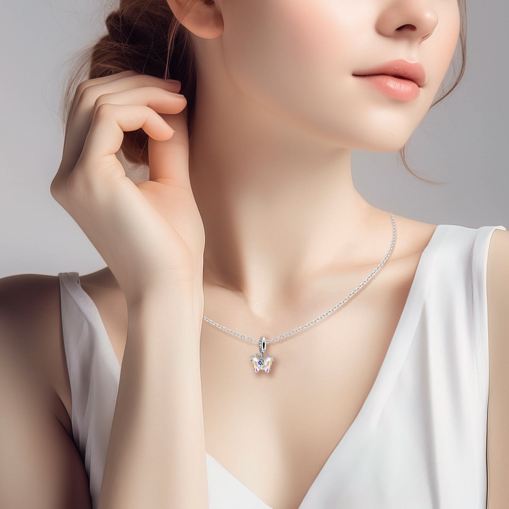 European And American Silver-plated DIY Jewelry Bracelet Accessories Pendants – view 3