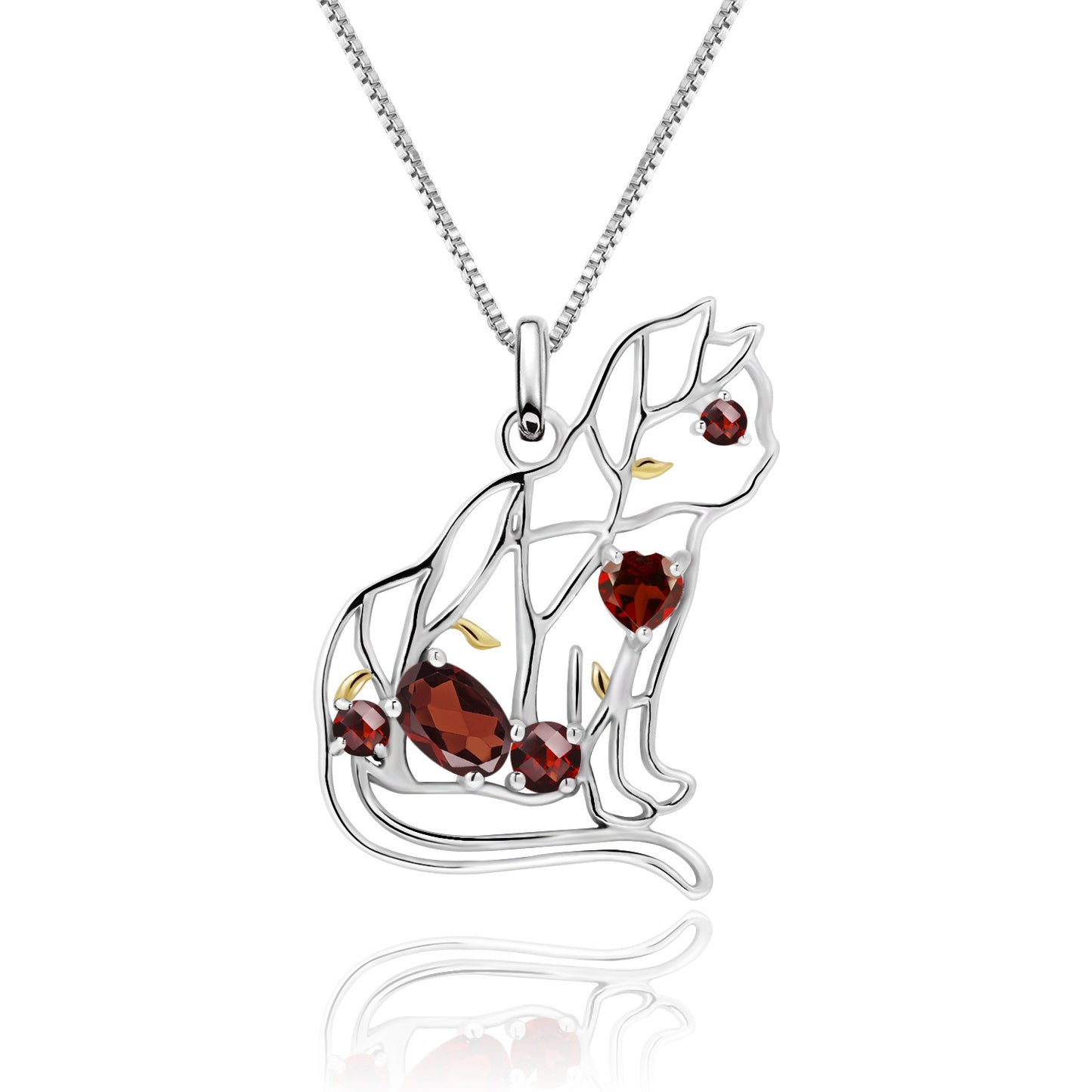 Designer Designed Irregular Geometric Gemstone Pendant – view 6